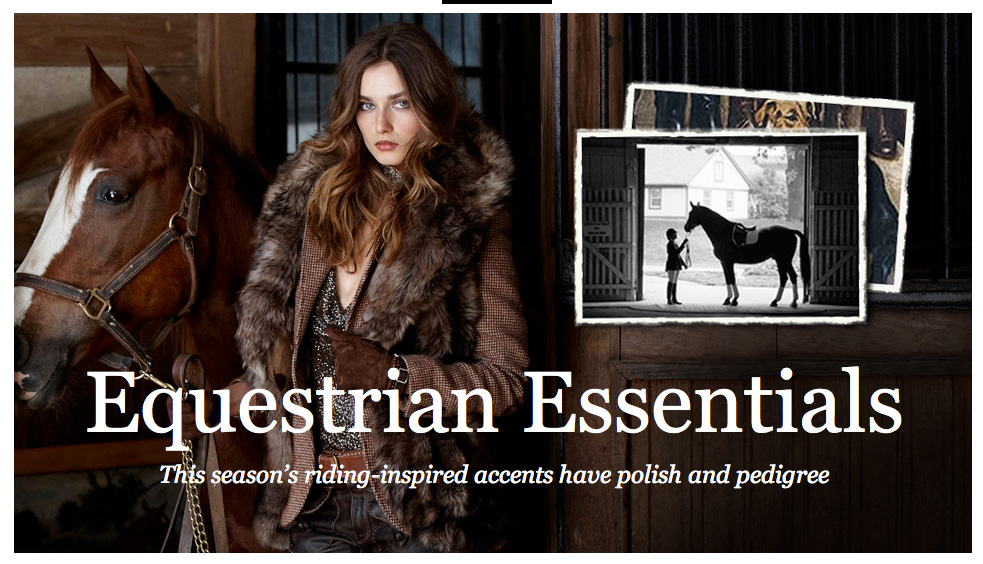 ralph lauren equestrian collection