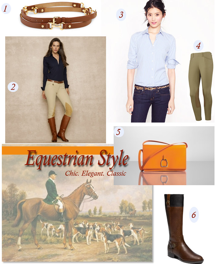 Equestrian Style With A Touch Of Tangerine