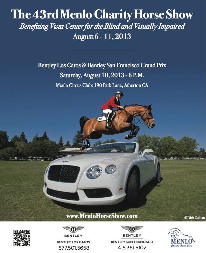 Upcoming Event: Menlo Park Charity Horse Show August 6-11