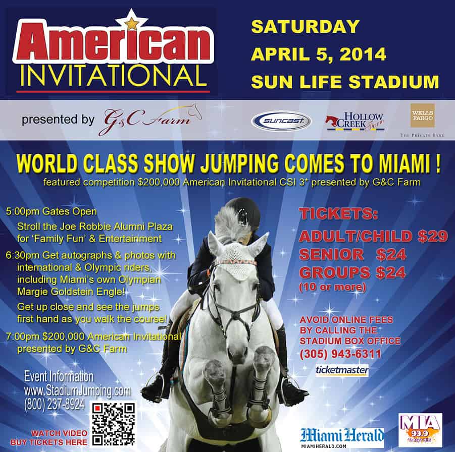 Equestrian Stylist Supports the American Invitational in Miami, FL
