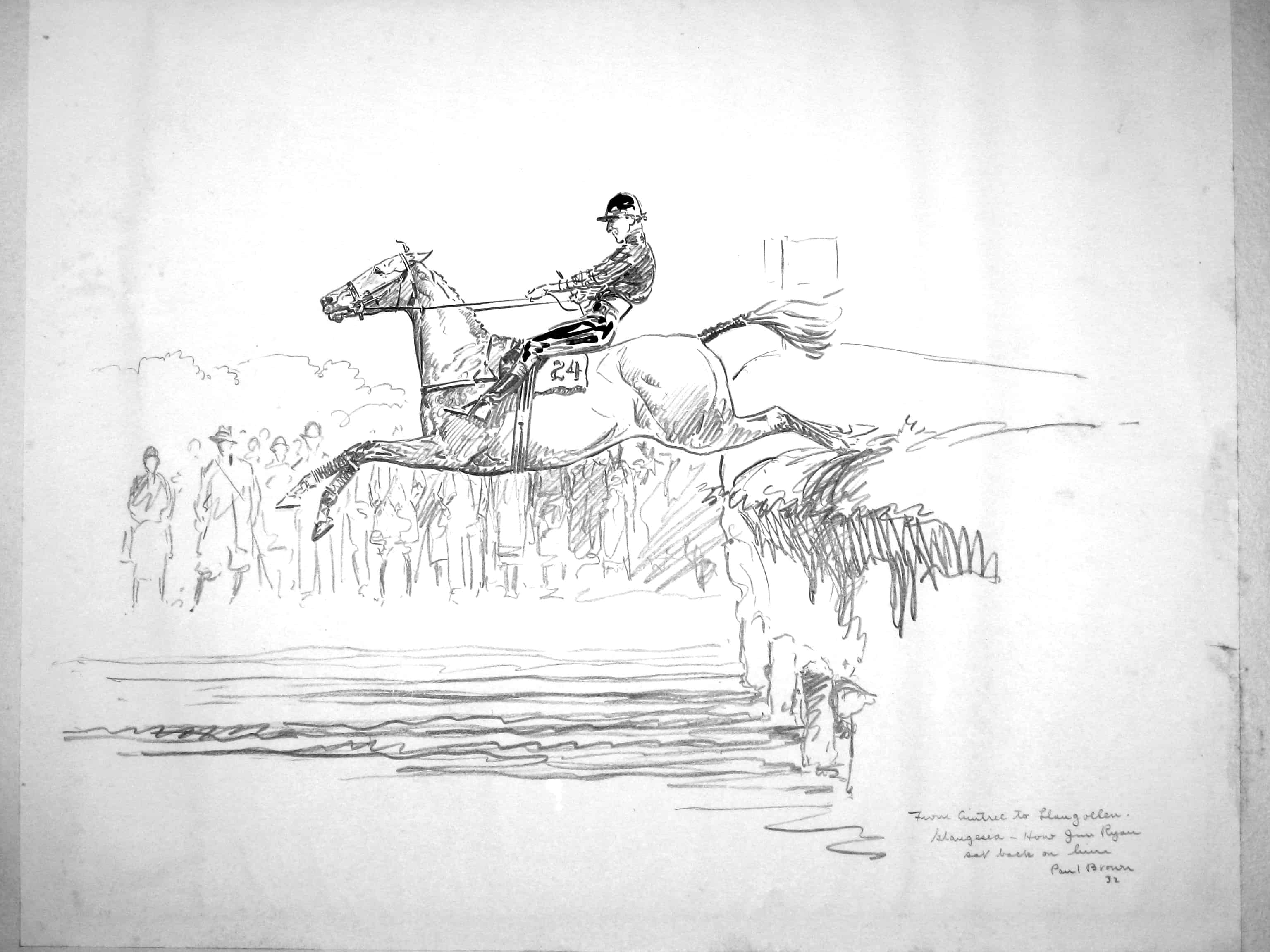 National Sporting Library & Museum Highlights Illustrator Paul Brown