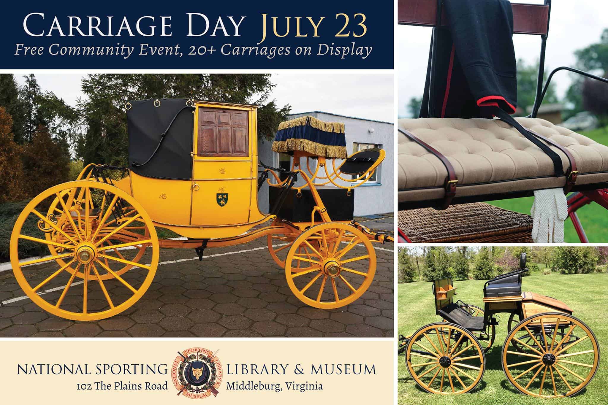 The National Sporting Library & Museum Presents Carriage Day