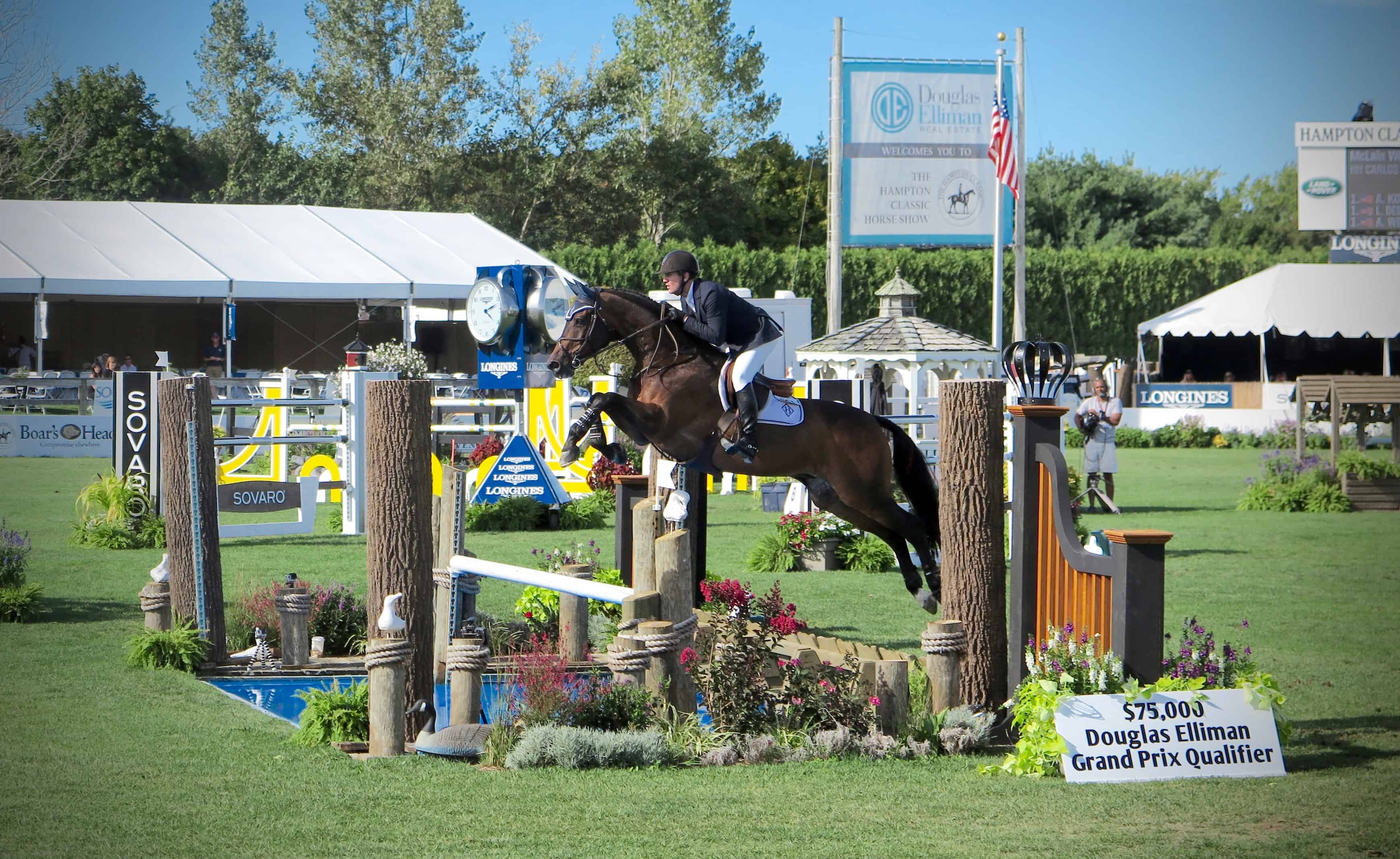 Ward Wins $75,000 Douglas Elliman Grand Prix Qualifier, presented by Longines, for the Second Consecutive Year at Hampton Classic