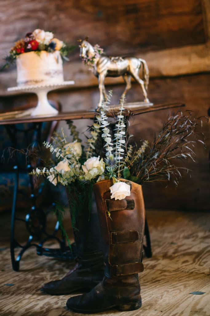 White Horse Livery in West Middlesex, PA equestrain wedding styling and photography by Tami Weingartner. Film photography by Nicole Cassano. 