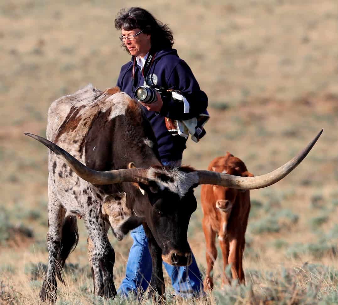 Julie with Longhorn 1 sm (1)