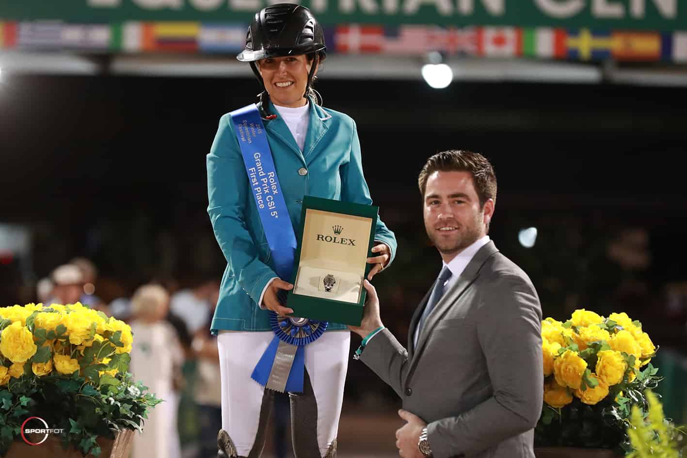 Danielle Goldstein Scores Win in Style for $384,000 Rolex CSI 5* Grand Prix