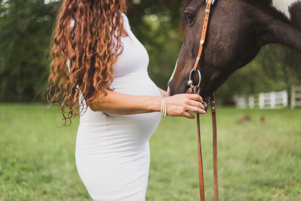 Pregnant Riding